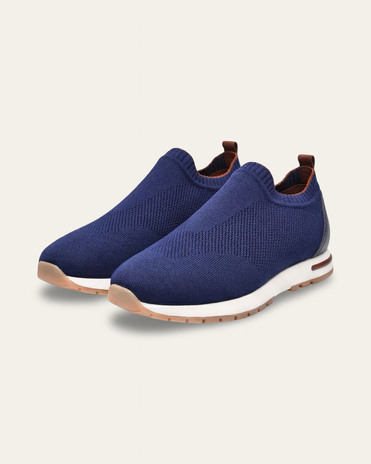 The Stride — Knit Sneaker Navy — Shot 02