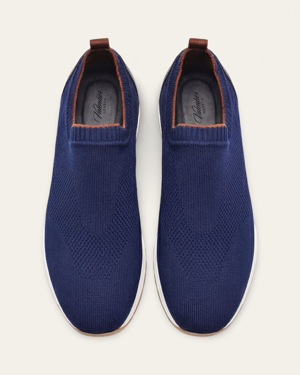 The Stride — Knit Sneaker Navy — Shot 03