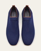 The Stride — Knit Sneaker Navy — Shot 03
