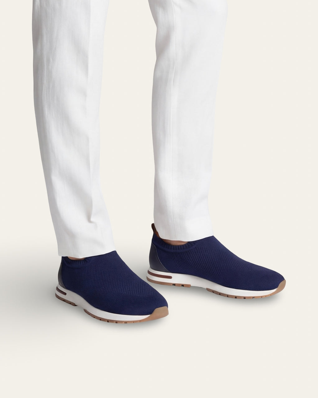 The Stride — Knit Sneaker Navy — Shot 04