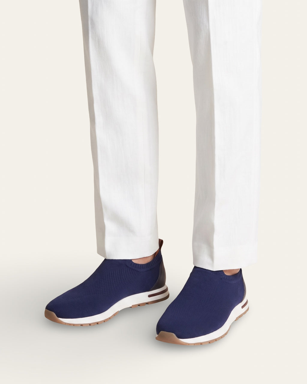 The Stride — Knit Sneaker Navy — Shot 05