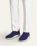 The Stride — Knit Sneaker Navy — Shot 05
