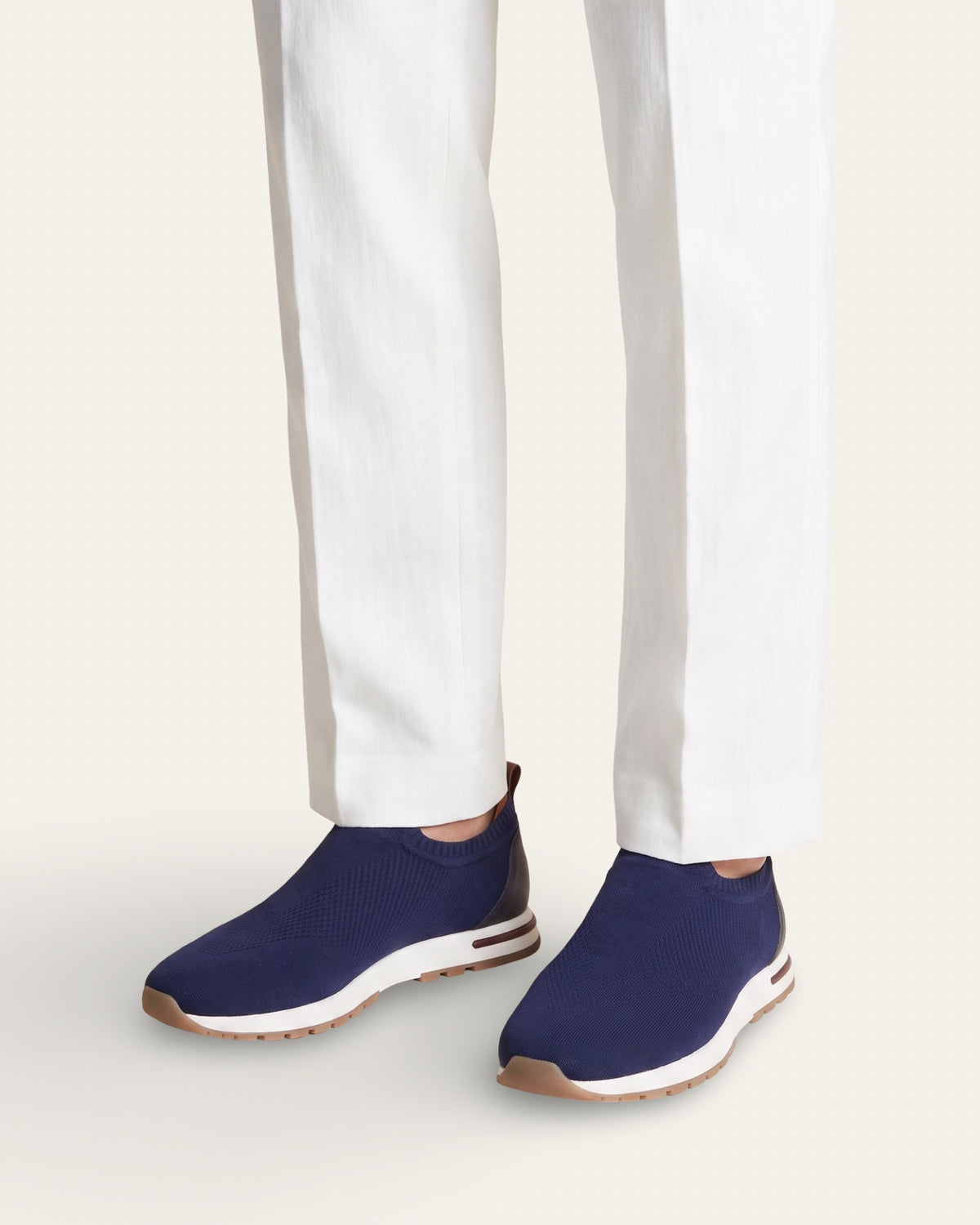 The Stride — Knit Sneaker Navy — Shot 05