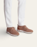 The Valerian — Laced Knit Sneakers Camel Brown — Shot 06