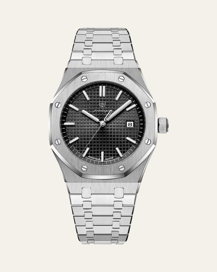 Valentier Genève Hexagon S1 Silver Black — Shot 01