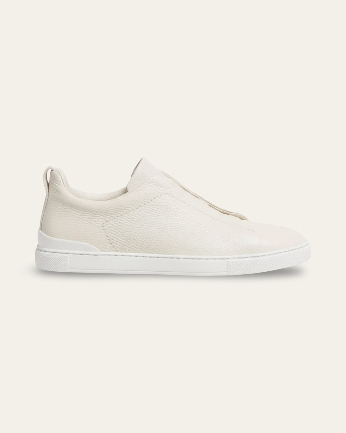 Valentier Genève — Signature Leather Sneaker White — Shot 01