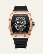 Valentier Genève Spectre S1 — Black Gold Titanium Skeleton Tonneau Chronographe — Shot 01