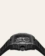Valentier Genève Spectre S1 — Black Titanium Skeleton Tonneau Chronographe — Shot 02