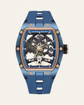 Valentier Genève Spectre S2 — Blue Skeleton Tonneau Chronographe — Shot 01