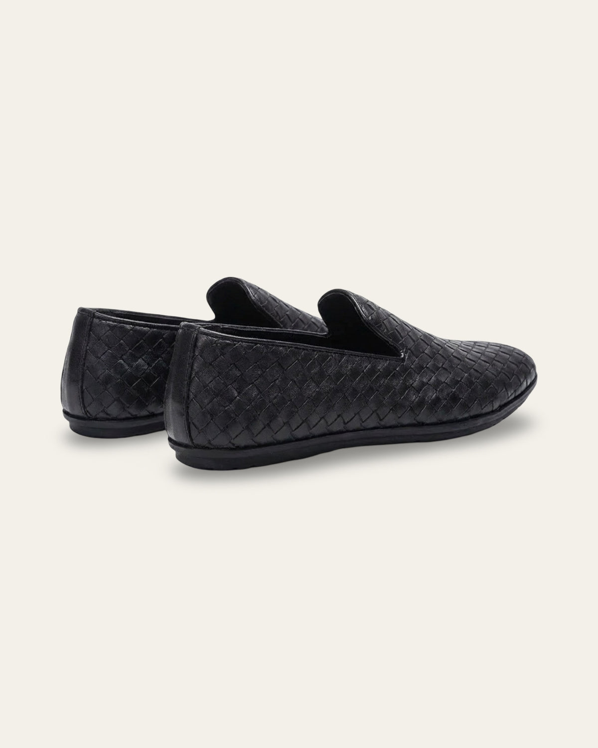 Woven Leather Slippers — Shot 01