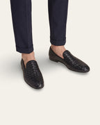 Woven Leather Slippers — Shot 04