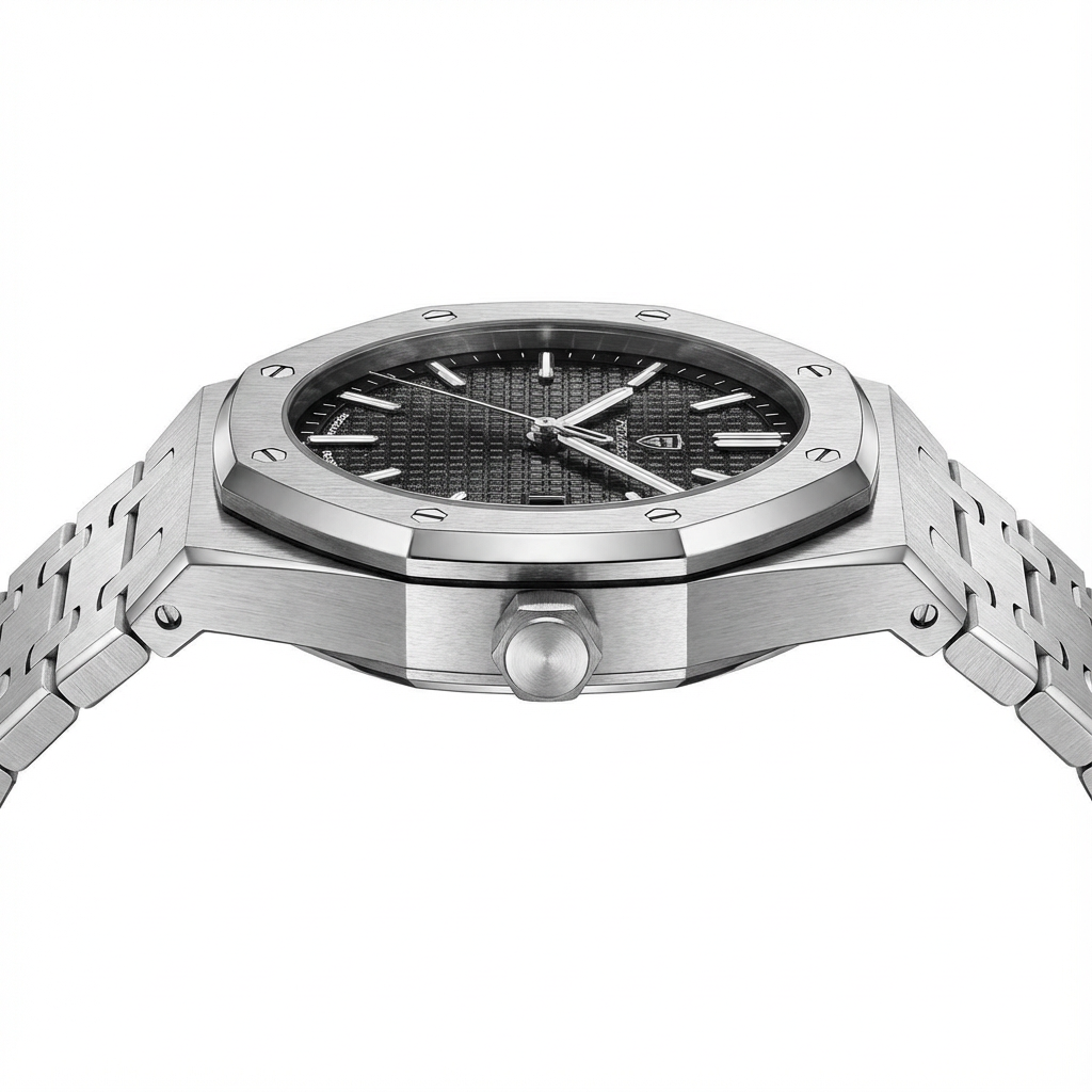 Valentier Genève Hexagon S1 Silver Black