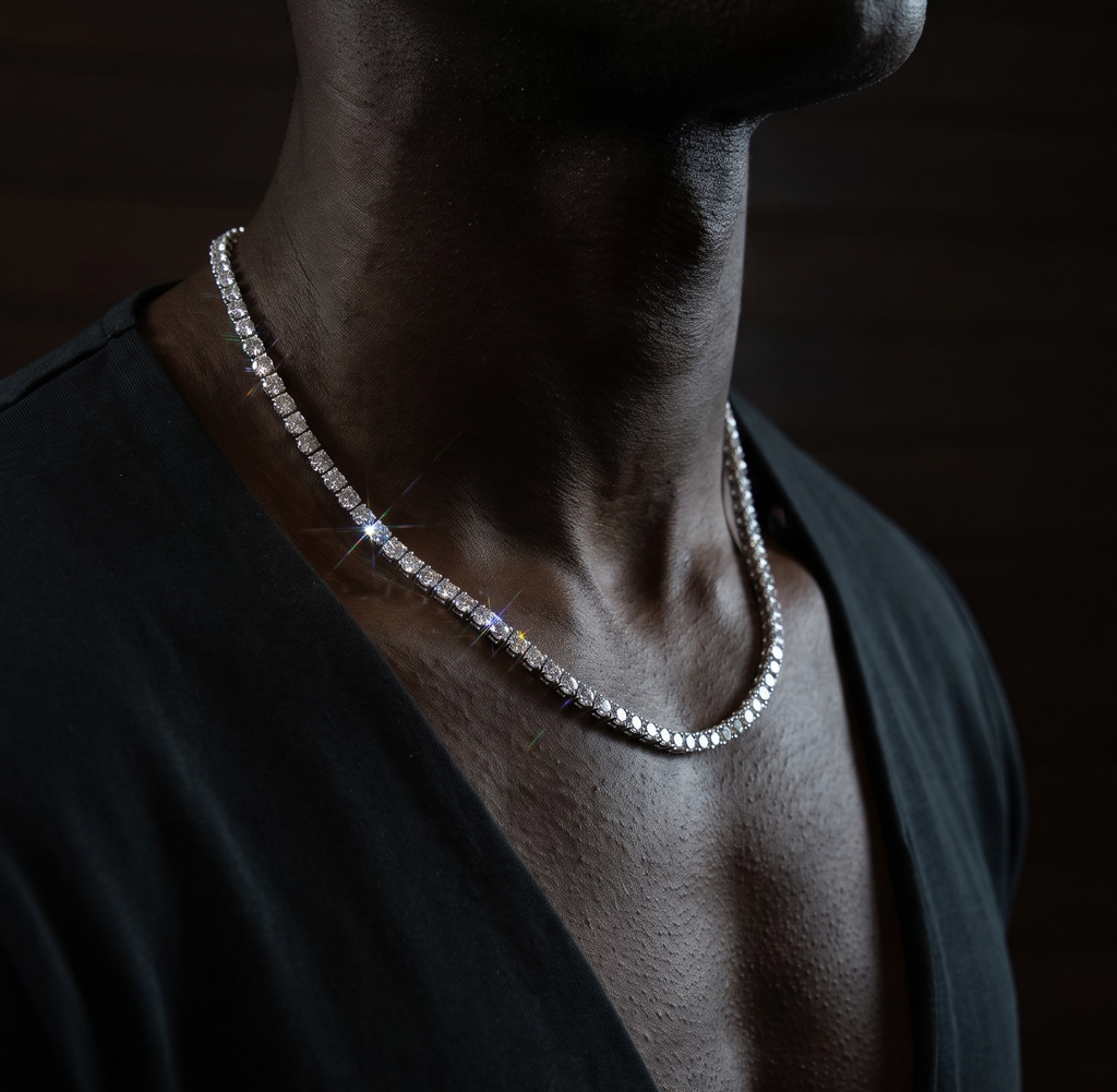 Éternelle VVS Moissanite Tennis Chain Unisex