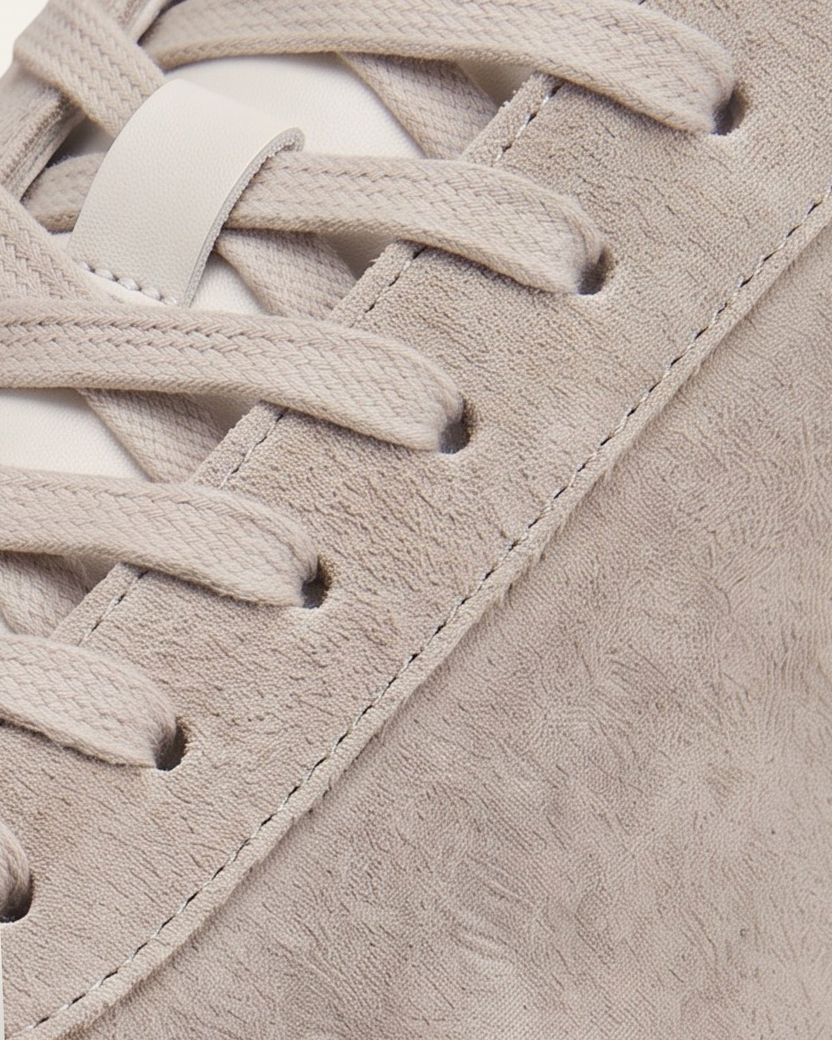 The Cannes Suede Sneaker in Beige