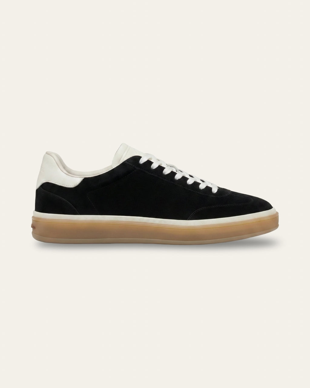 The Cannes Suede Sneaker in Black