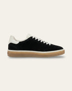 The Cannes Suede Sneaker in Black