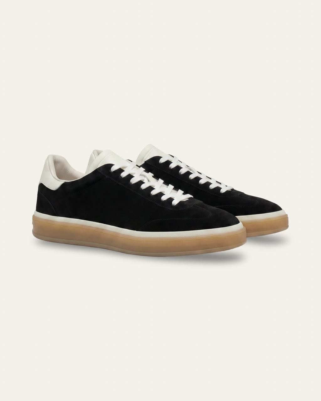The Cannes Suede Sneaker in Black