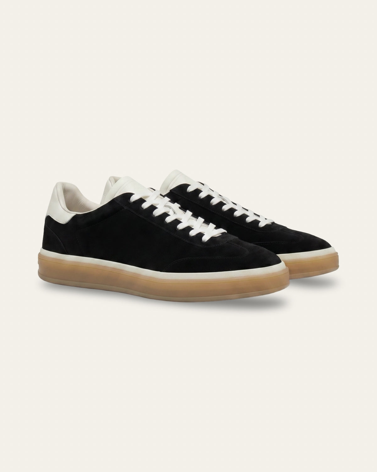 The Cannes Suede Sneaker in Black
