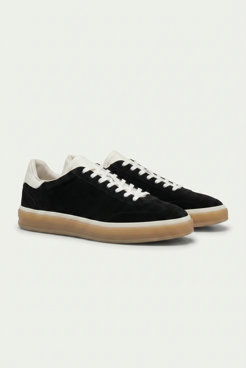 The Cannes Suede Sneaker in Black