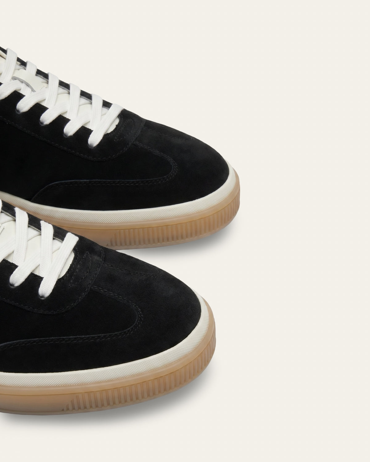 The Cannes Suede Sneaker in Black