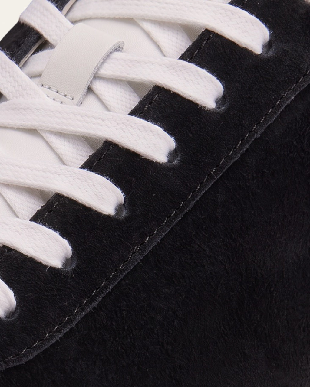 The Cannes Suede Sneaker in Black