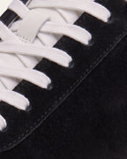 The Cannes Suede Sneaker in Black