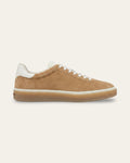 The Cannes Suede Sneaker in Camel Tan