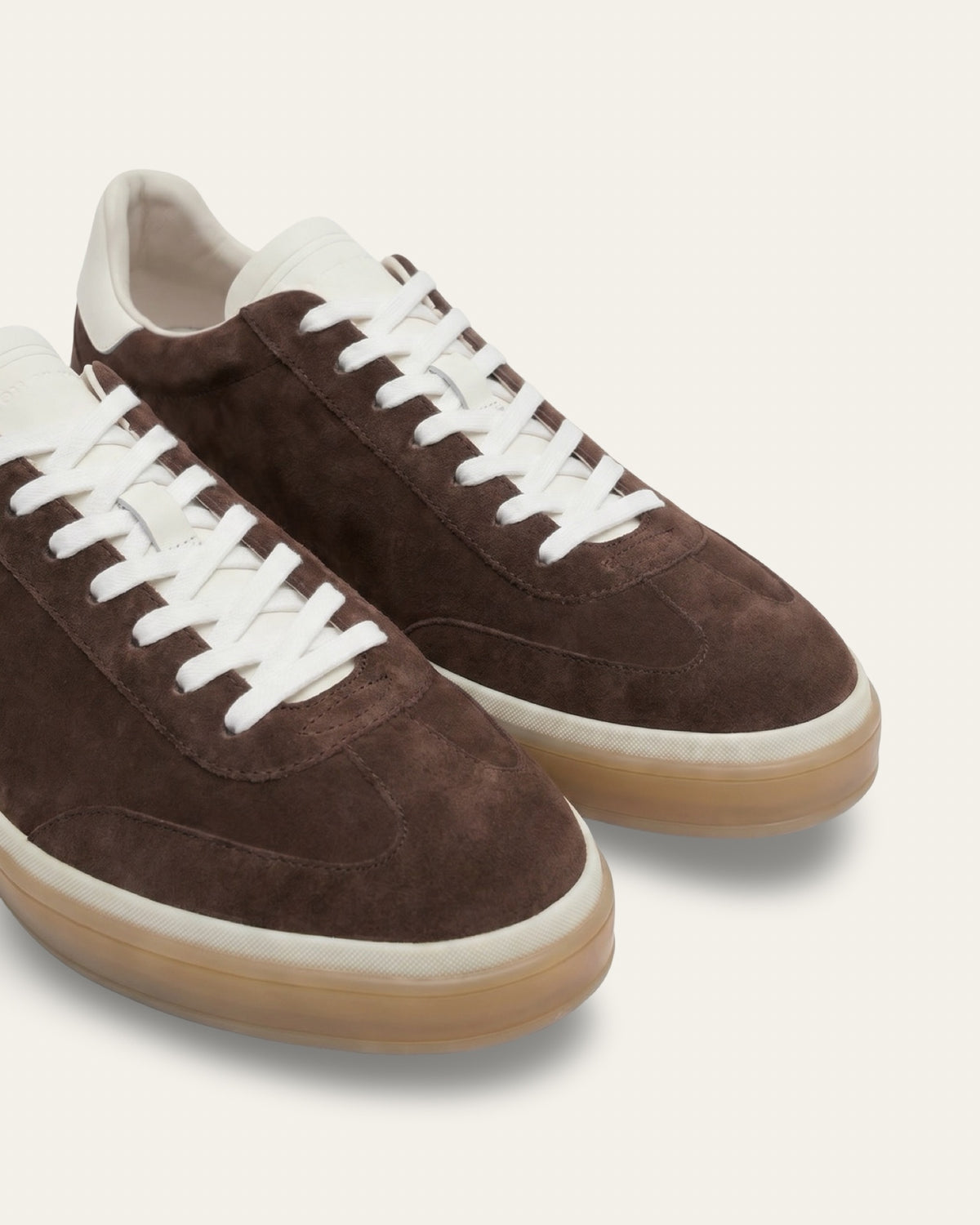 The Cannes Suede Sneaker in Chocolate
