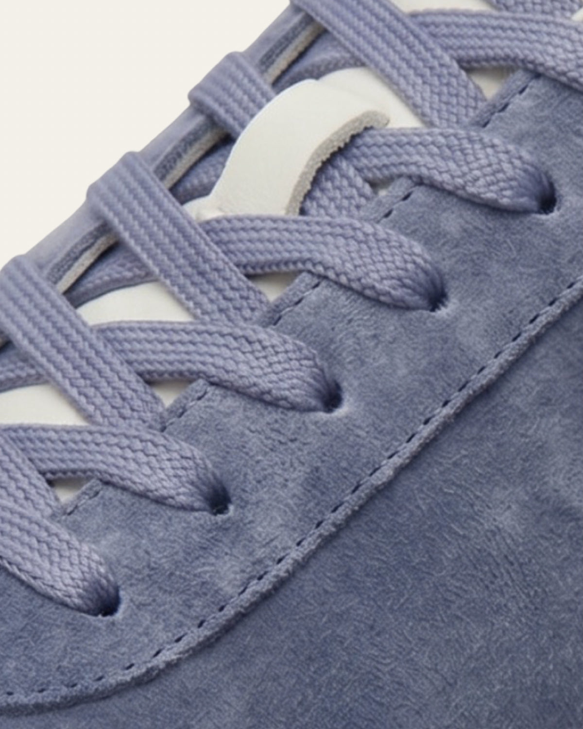 The Cannes Suede Sneaker in Dusty Blue