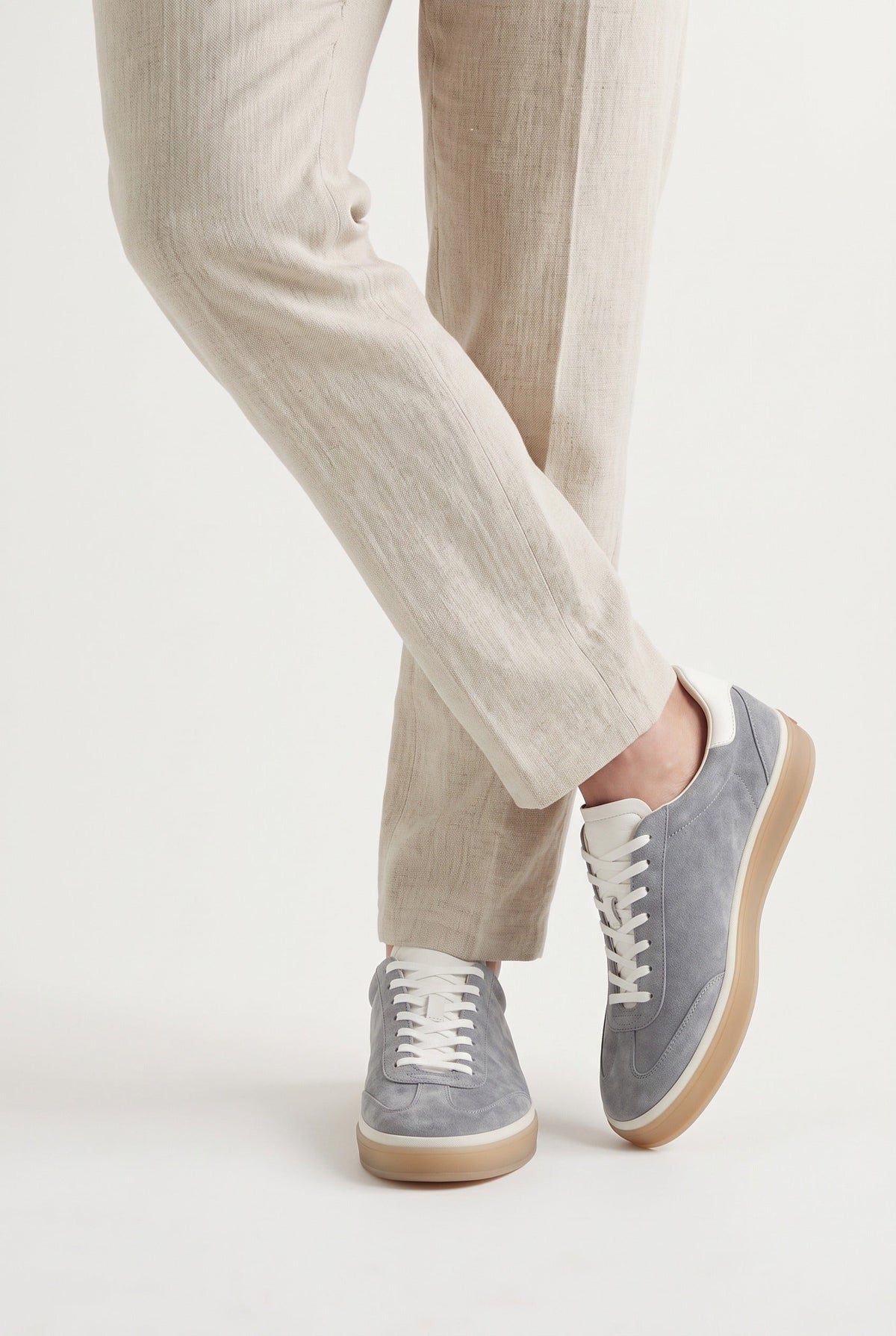 The Cannes Suede Sneaker in Grey