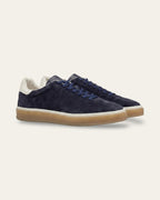 The Cannes Suede Sneaker in Navy