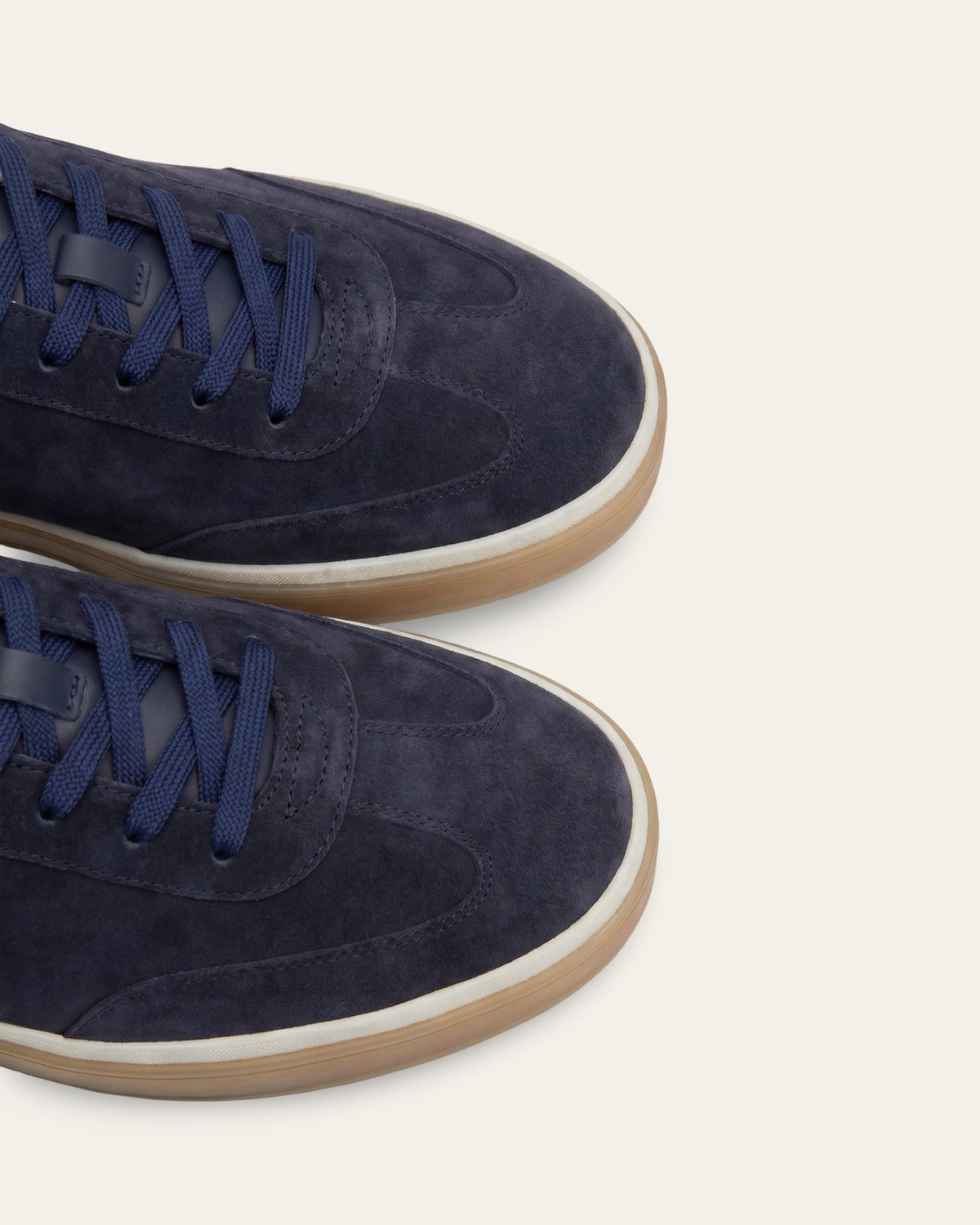 The Cannes Suede Sneaker in Navy