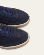 The Cannes Suede Sneaker in Navy