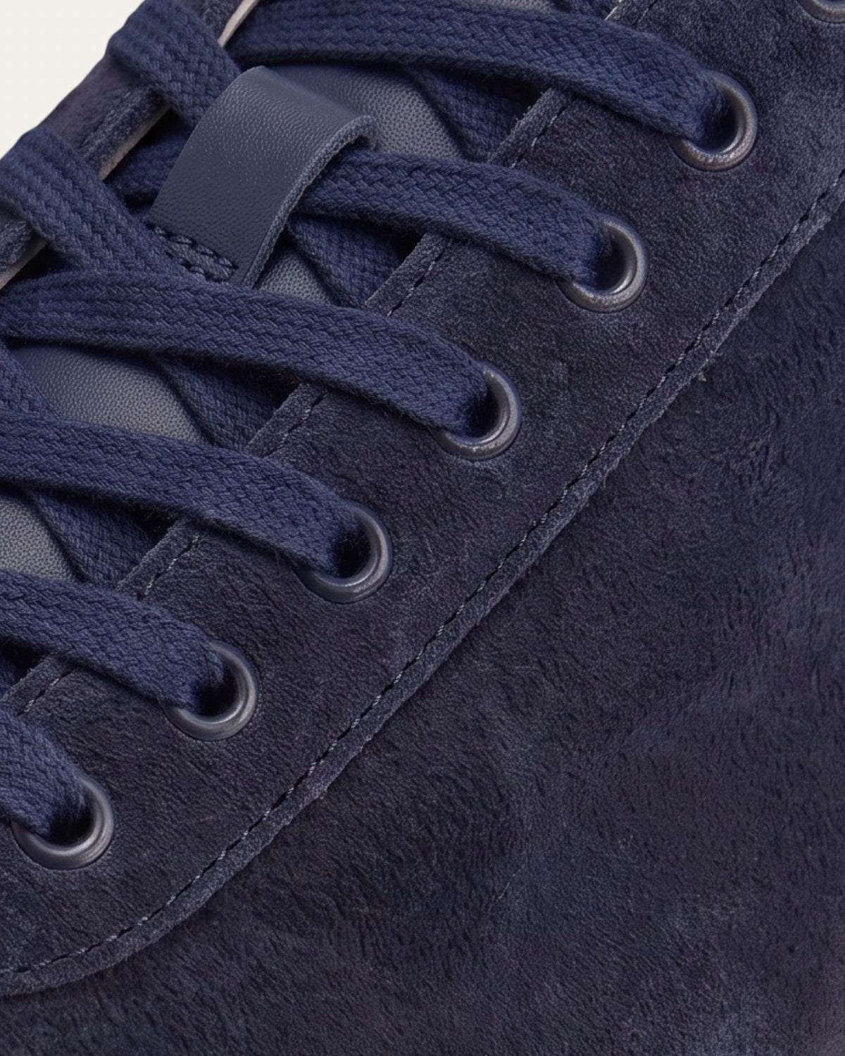 The Cannes Suede Sneaker in Navy