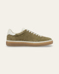 The Cannes Suede Sneaker in Sage Olive