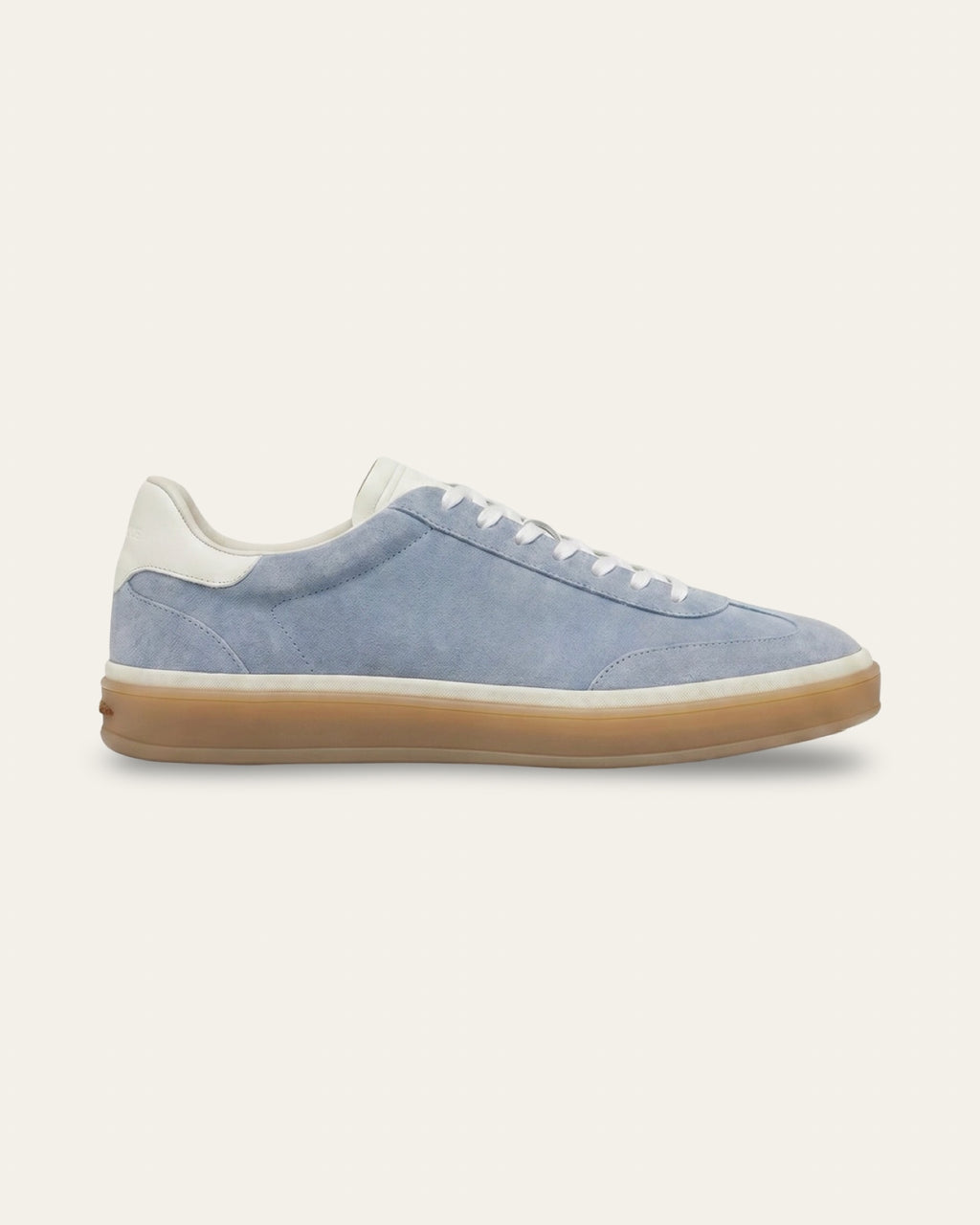 The Cannes Suede Sneaker in Sky Blue