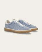 The Cannes Suede Sneaker in Sky Blue