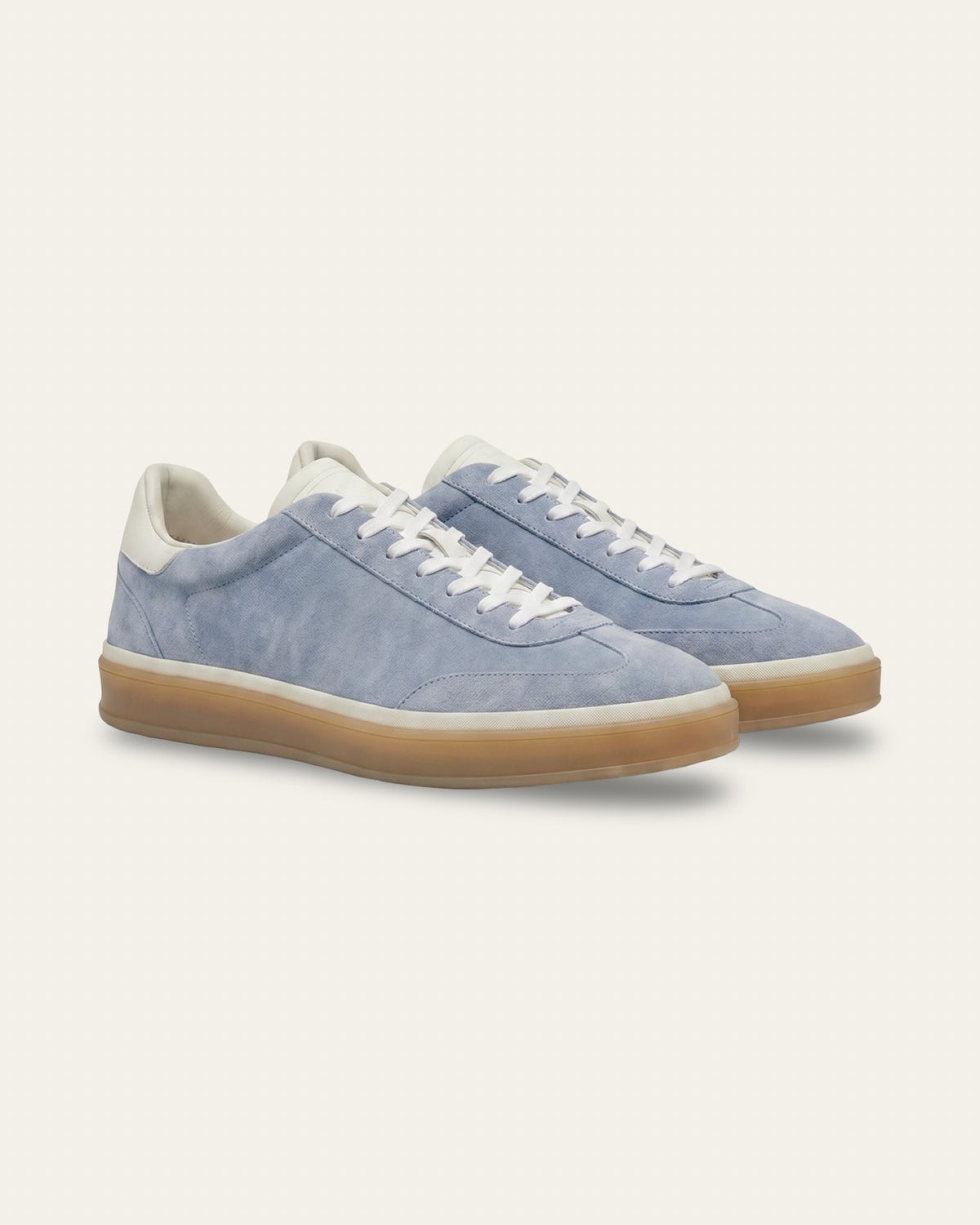 The Cannes Suede Sneaker in Sky Blue