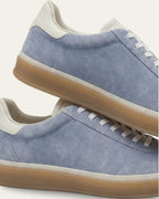 The Cannes Suede Sneaker in Sky Blue