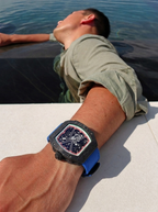 The Spectre N1 Black-Blue, lifestyle — poolside