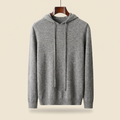 Pure Cashmere Hoodie Grey
