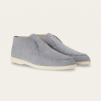 Rise Loafers Light Grey Suede