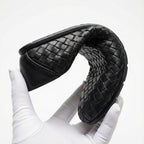 Woven Leather Slippers