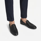 Woven Leather Slippers