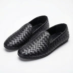 Woven Leather Slippers