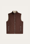 Montreux Gilet — Espresso — product view