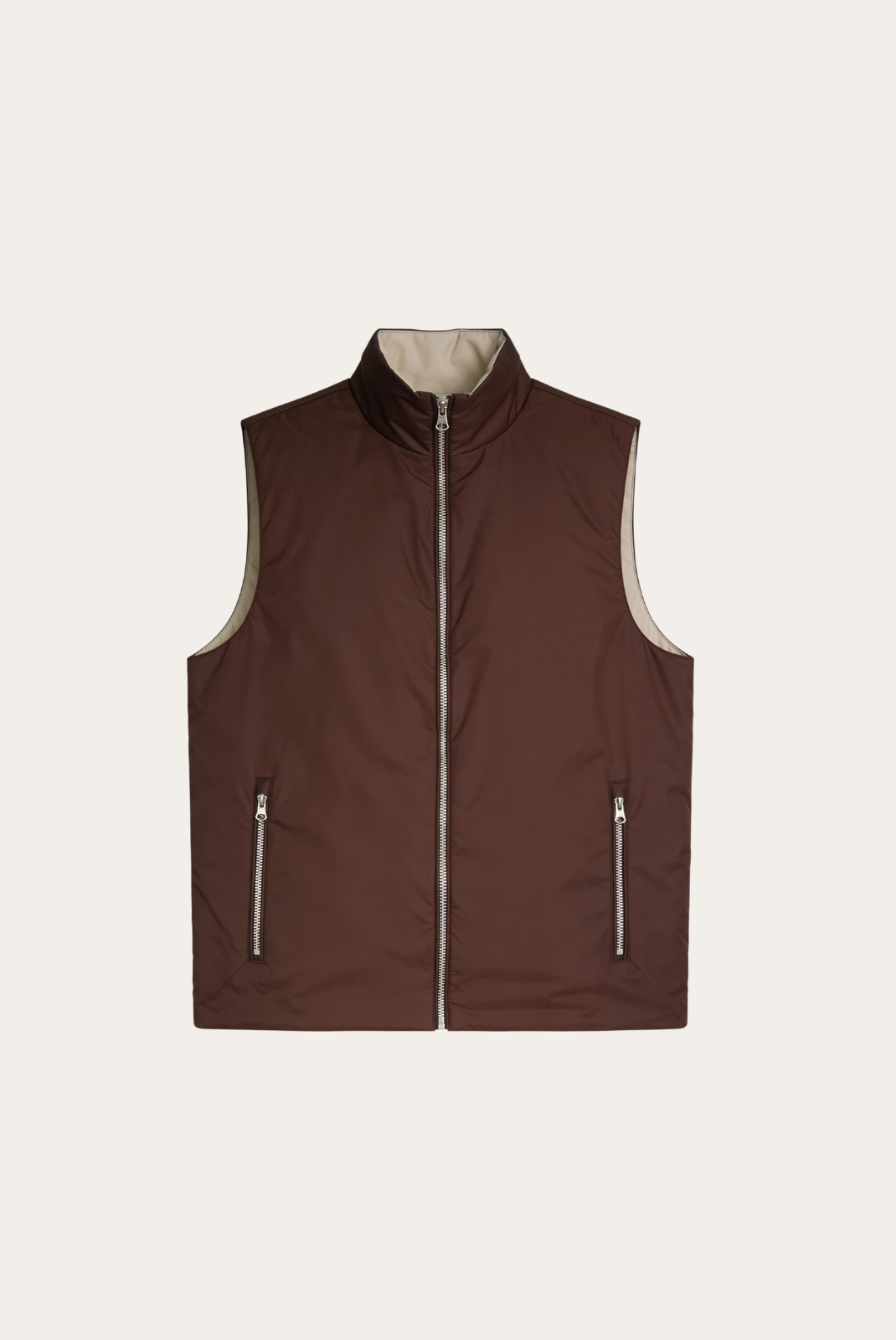 Montreux Gilet — Espresso — product view