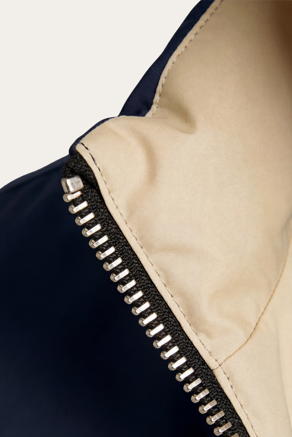 Montreux Gilet — Midnight — detail and styling view