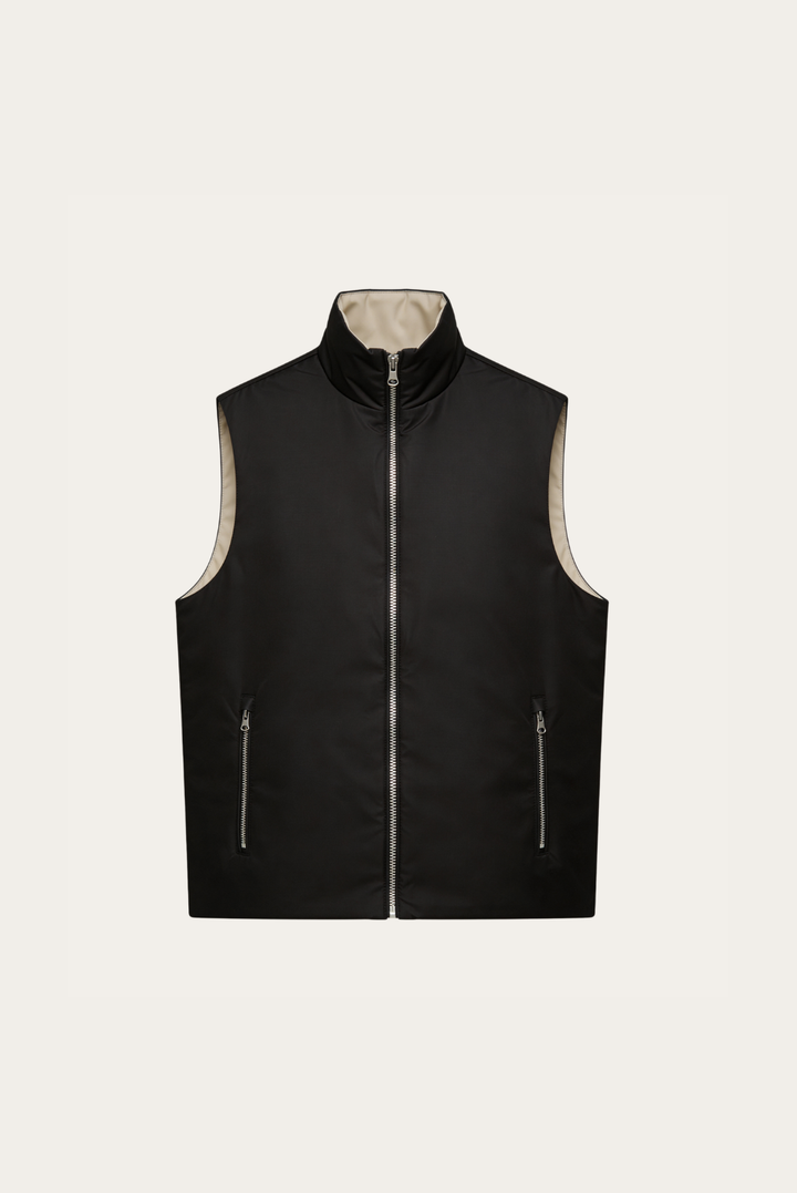 Montreux Gilet — Onyx — product view