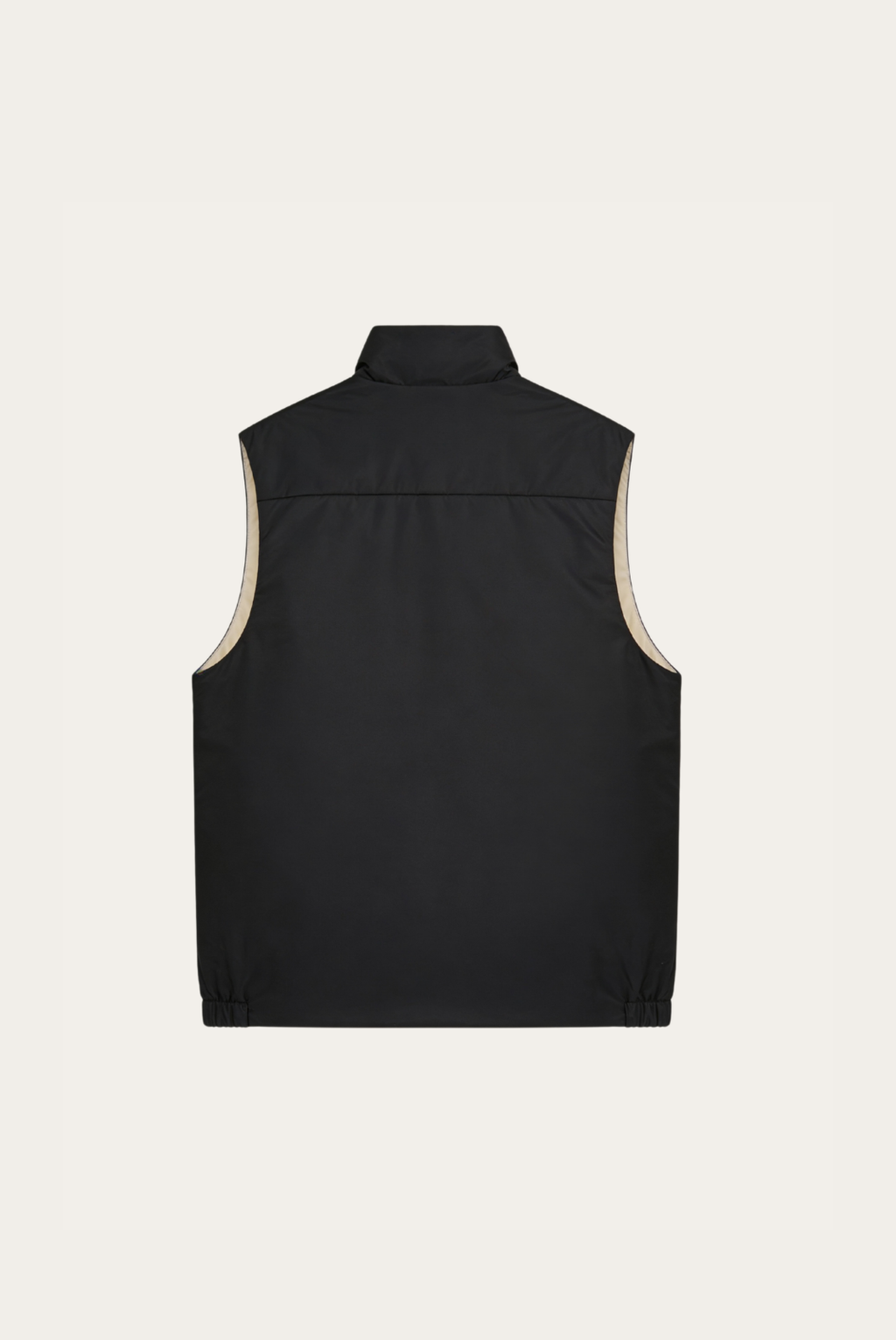 Montreux Gilet — Onyx — detail and styling view